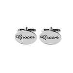 Groom accessories- Cufflink “Groom” Wedding Groomsman