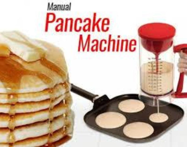 Manual Pancake Cupcake Batter Dispenser Machine Mixer Blender Kitchen  Baking