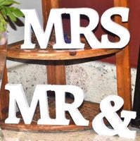 Deco - Mrs & Mr Sign Wedding Decoration