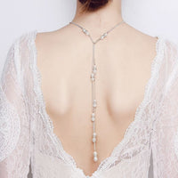 Pearl Necklace Back Chain