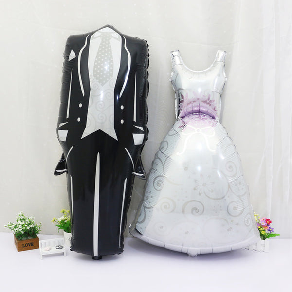 Deco - 18" Bride and Groom Dress Balloon Party Decoration