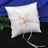 Sea Star Flower Basket + Wedding ring Pillow - 2 pcs set