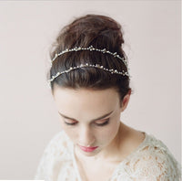 Hair Accessories - Faux Crystal Pearl hairband Wedding Special Occasion