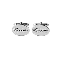 Groom accessories- Cufflink “Groom” Wedding Groomsman