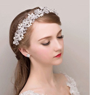Hair Accessories - Crystal Flower Hairband