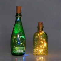 Deco - Solar Powered Copper string light Bottle cork