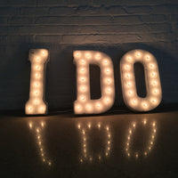 Deco- Led Letter Number Light Wedding Propose Decoration