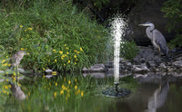 Solar Powered Water Fountain Pump Floating Drifting Panel Pool Pond For Bird Bath Garden