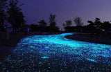 Luminous Cobblestones Pebbles Stones Glow in the Dark Garden Walkway Water Fountain Decorations