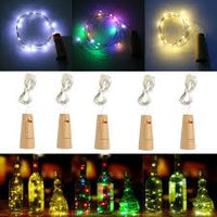 Deco - Solar Powered Copper string light Bottle cork