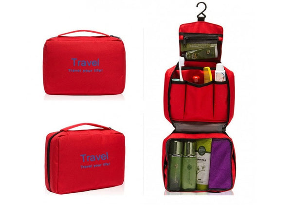Travel Cosmetic/Toiletry/Wash Storage Bag with Hanger