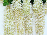 Deco - 5 Strands Silk Wisteria Flower hanging Wedding Party